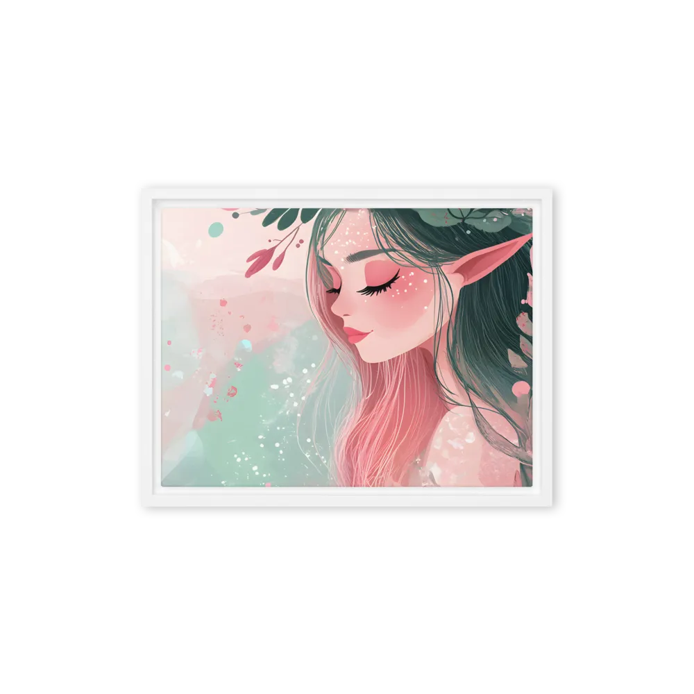 Whispers of Nature | Canvas with White Frame | 12″×16″