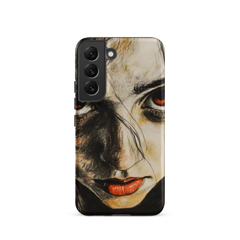 Gaze of Intensity | Phone Case |  S22 | Tough Case | Matte