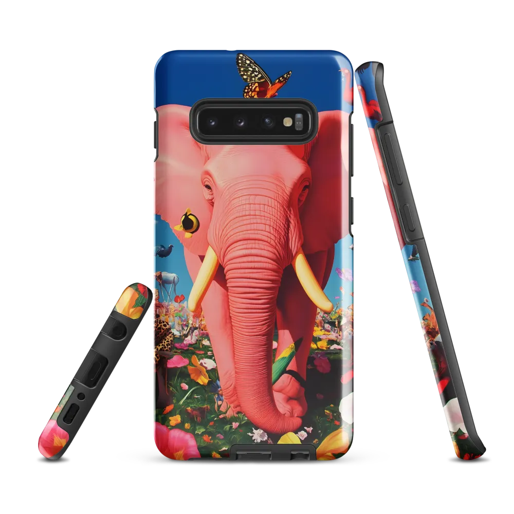 Surreal Garden: The Pink Elephant | Phone Case |  S10 Plus | Tough Case | Glossy