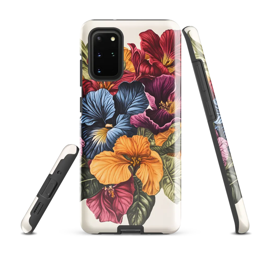 Floral Symphony in Color | Phone Case |  S20 Plus | Tough Case | Glossy