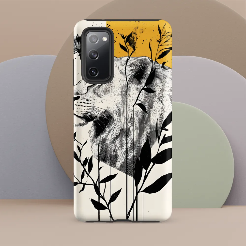Regal Serenity: The Lion and Flora