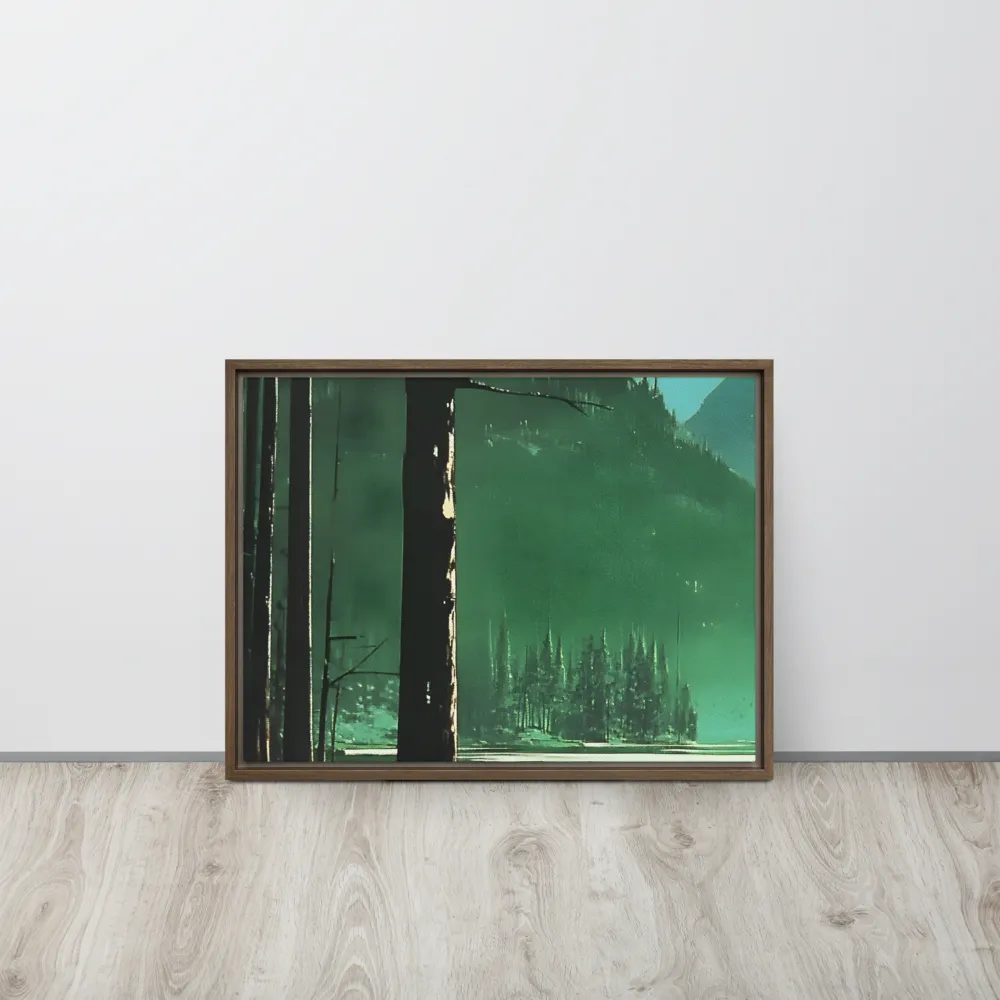 Reflections of Tranquility | Canvas with Brown Frame | 18″×24″
