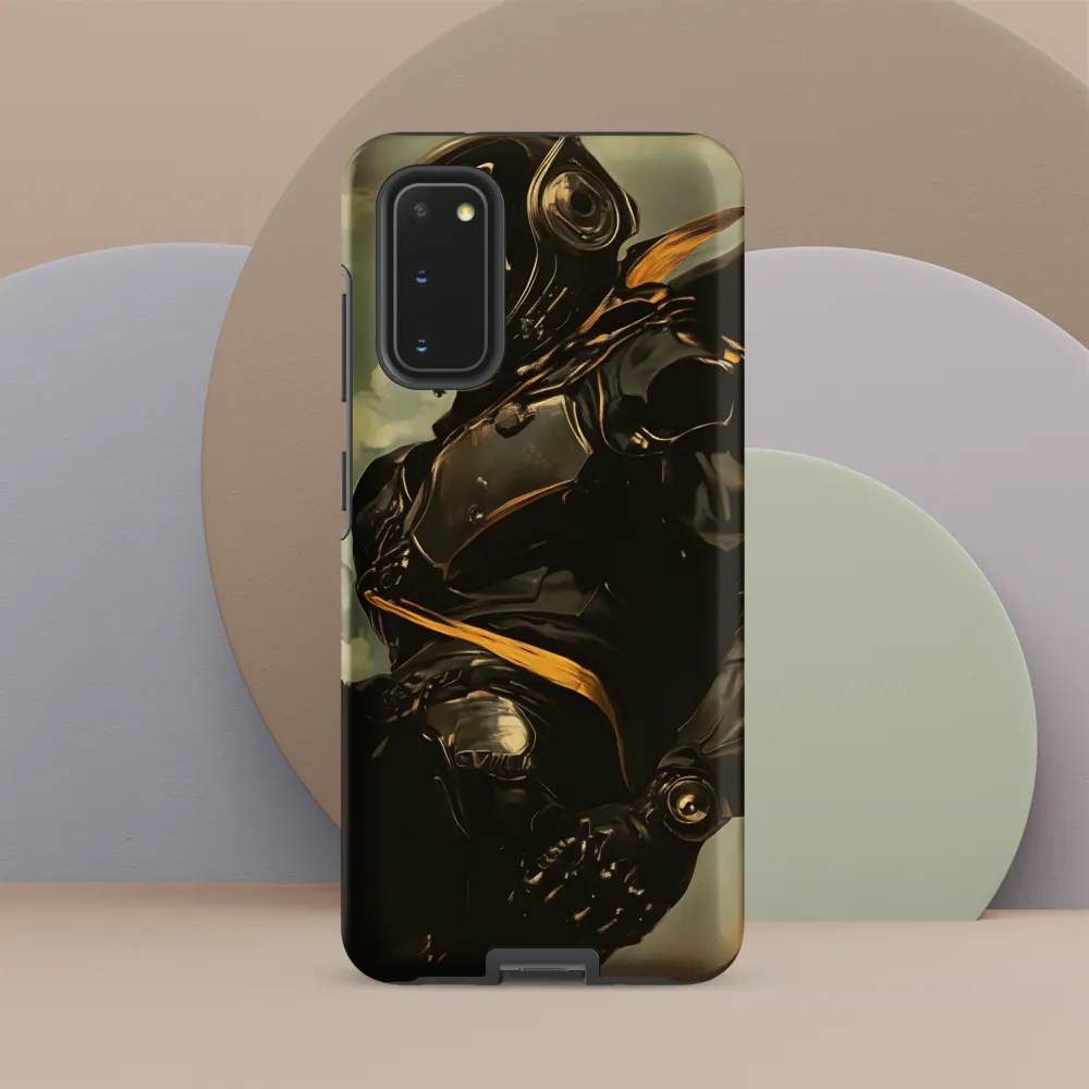 Ethereal Explorer: The Enigmatic Astronaut | Phone Case |  S20 | Tough Case | Matte