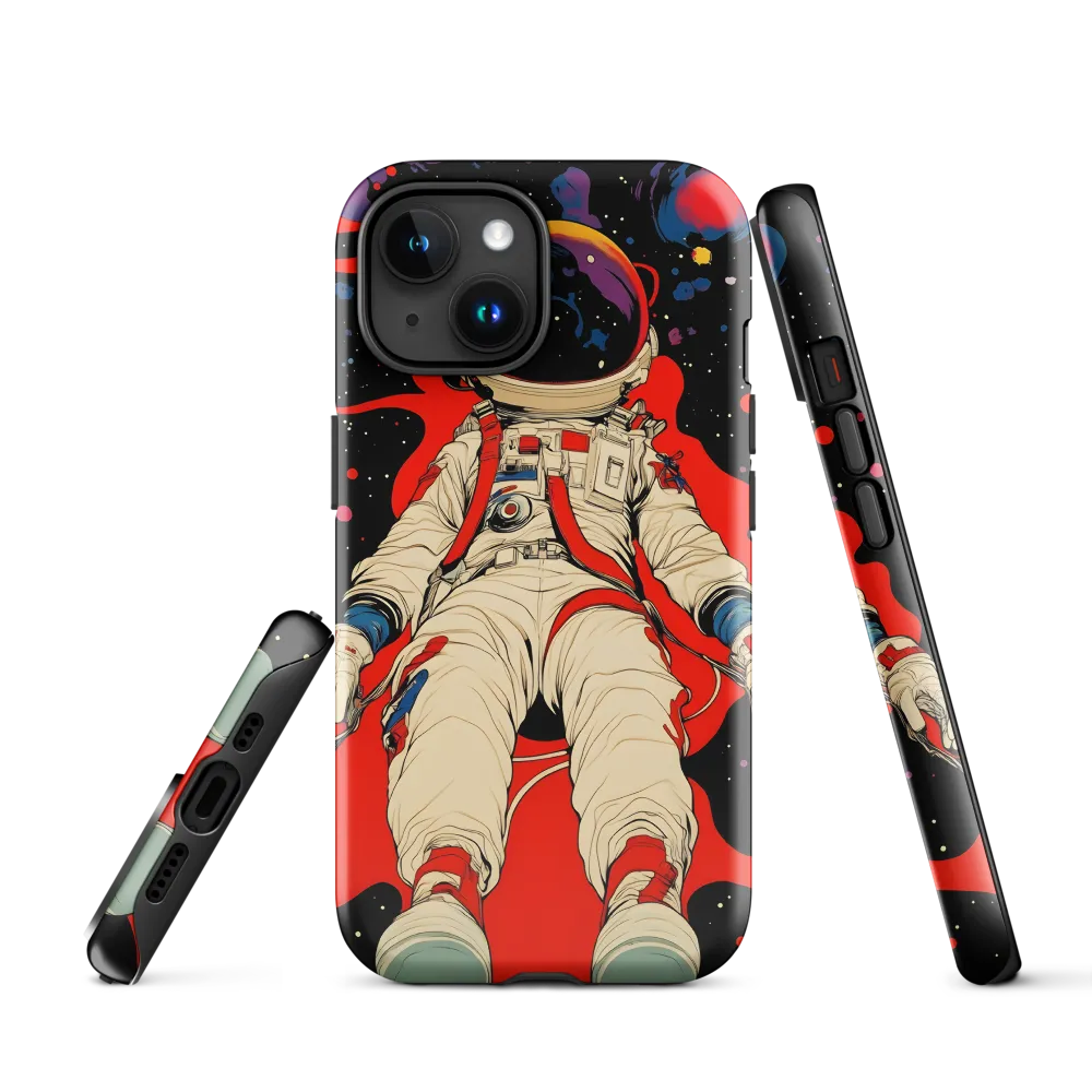 Astronaut in Cosmic Reverie | Phone Case |  15 | Tough Case | Glossy