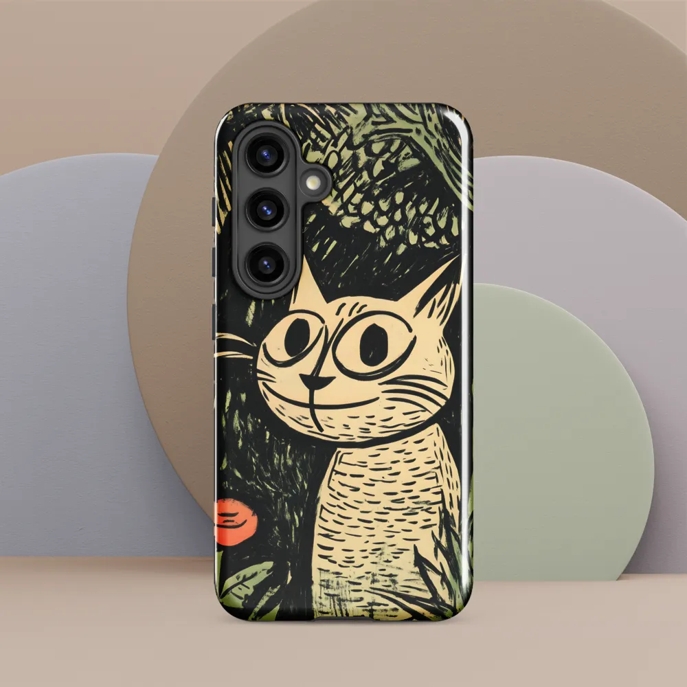 Whimsical Cat in the Forest