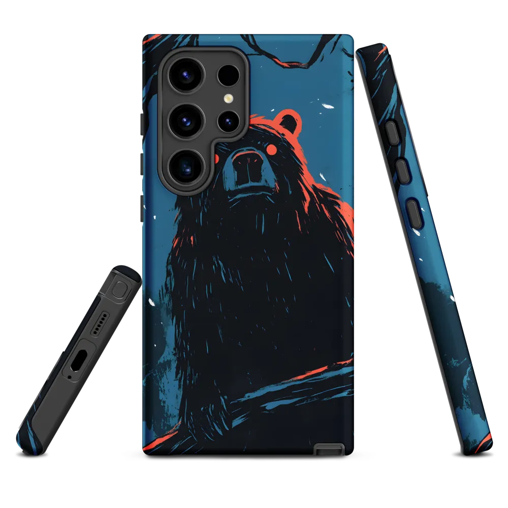 Eerie Majesty: A Bear in the Night