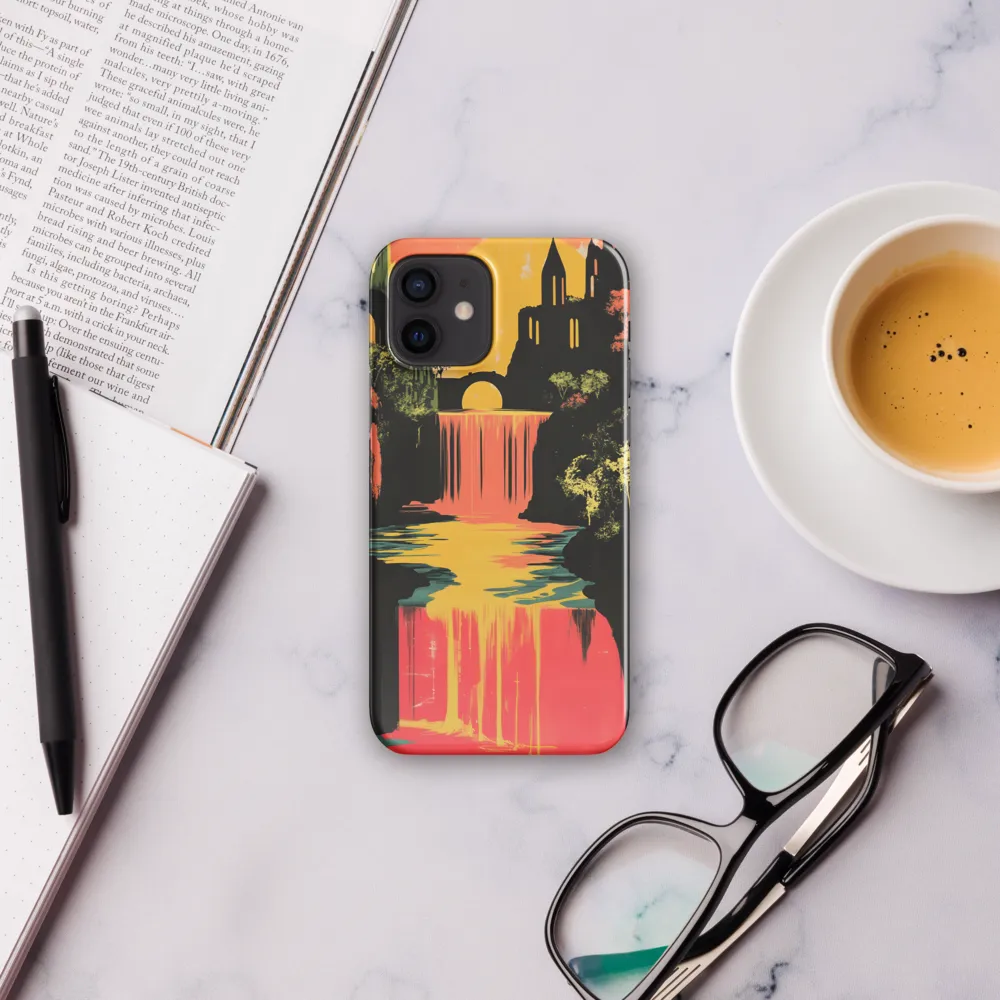 Elysian Echoes: A Surreal Reflections | Phone Case |  12 | Snap Case | Glossy