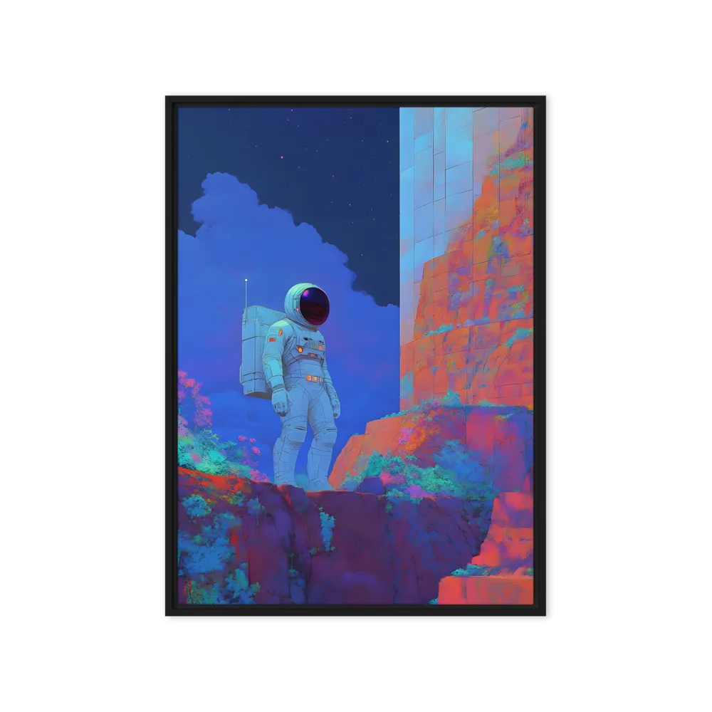 Interstellar Reflections | Canvas with Black Frame | 20″×28″