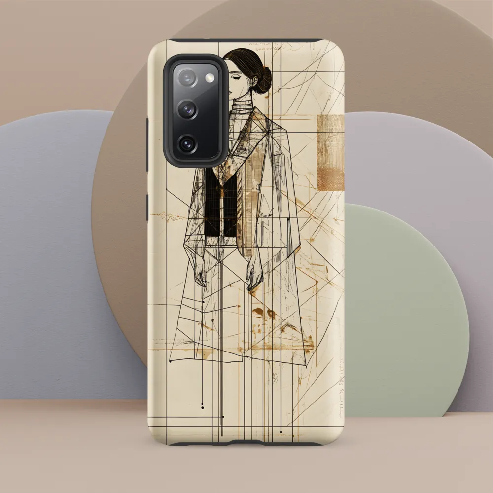 Elegance in Lines | Phone Case |  S20 FE | Tough Case | Matte