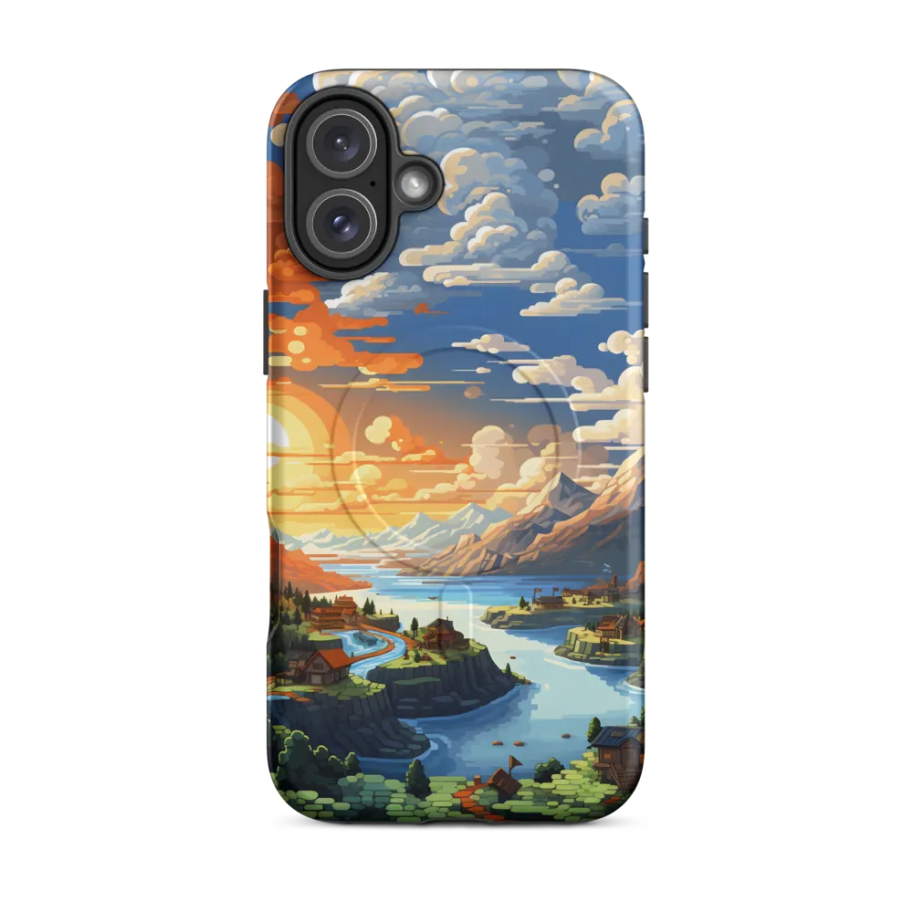 Tranquil Sunset Over Serene Landscape