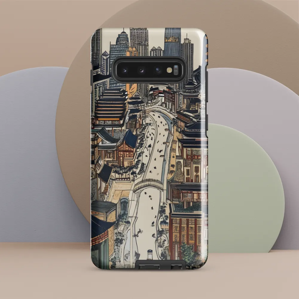 Urban Harmony: A Fusion of Tradition and Modernity | Phone Case |  S10 Plus | Tough Case | Glossy