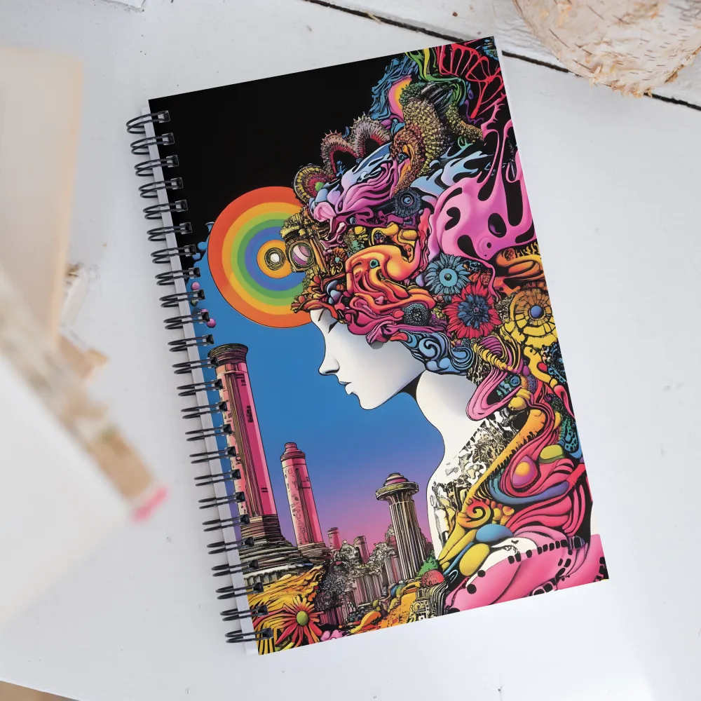 Whispers of the Psychedelic Dream | Spiral Notebook