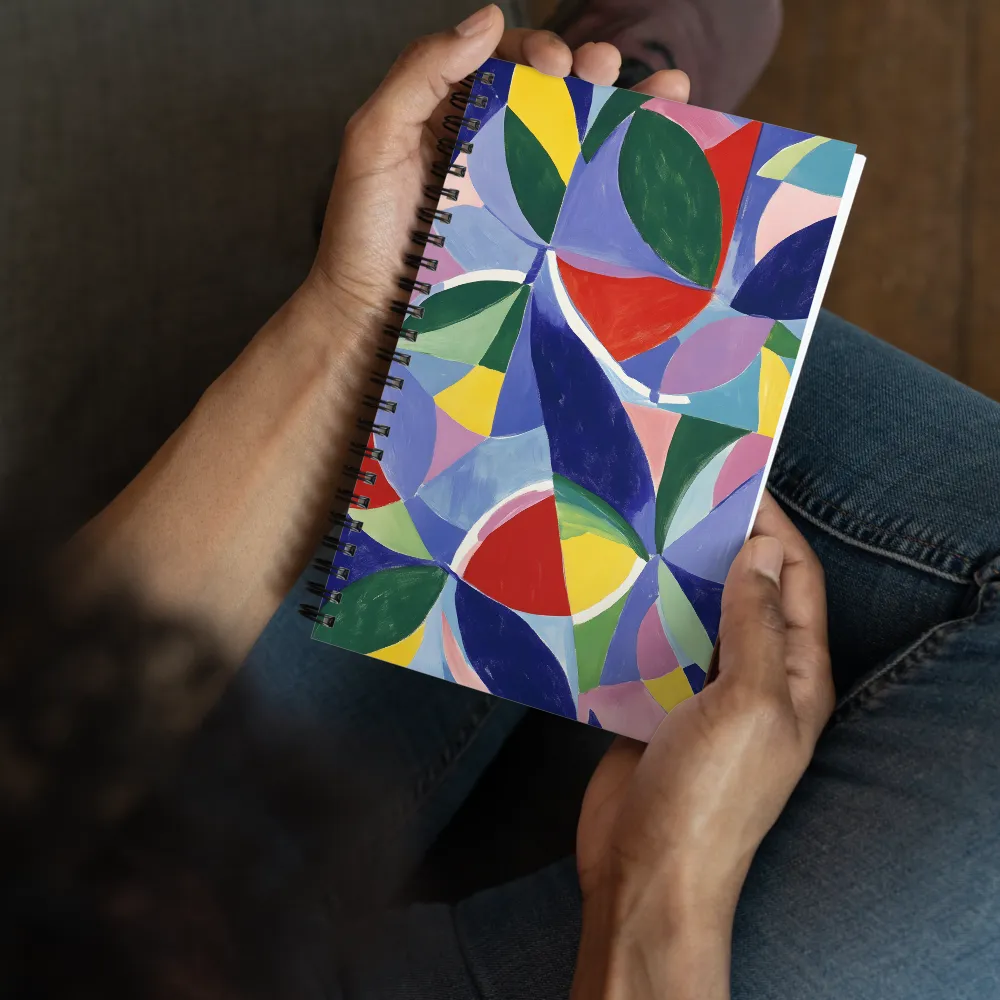 Rhythms of Color and Form | Spiral Notebook