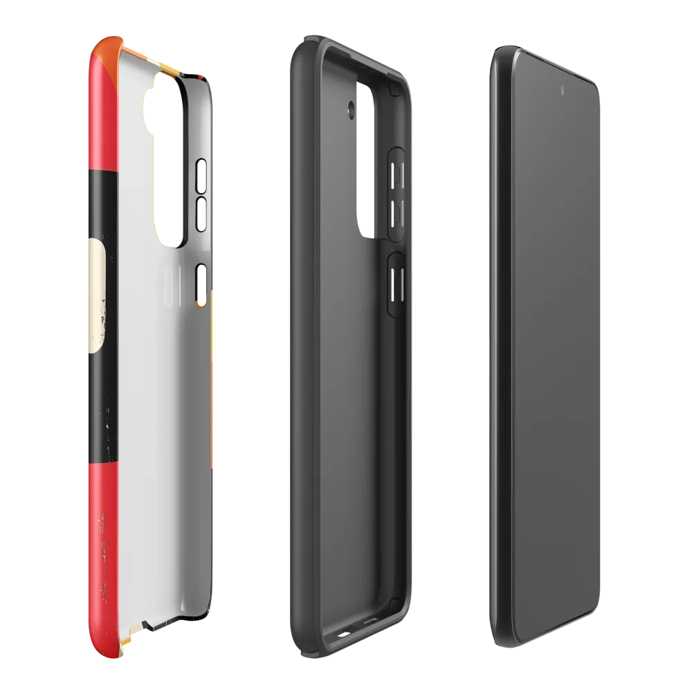 Colorful Curves: Numbers in Harmony | Phone Case |  S21 Plus | Tough Case | Glossy