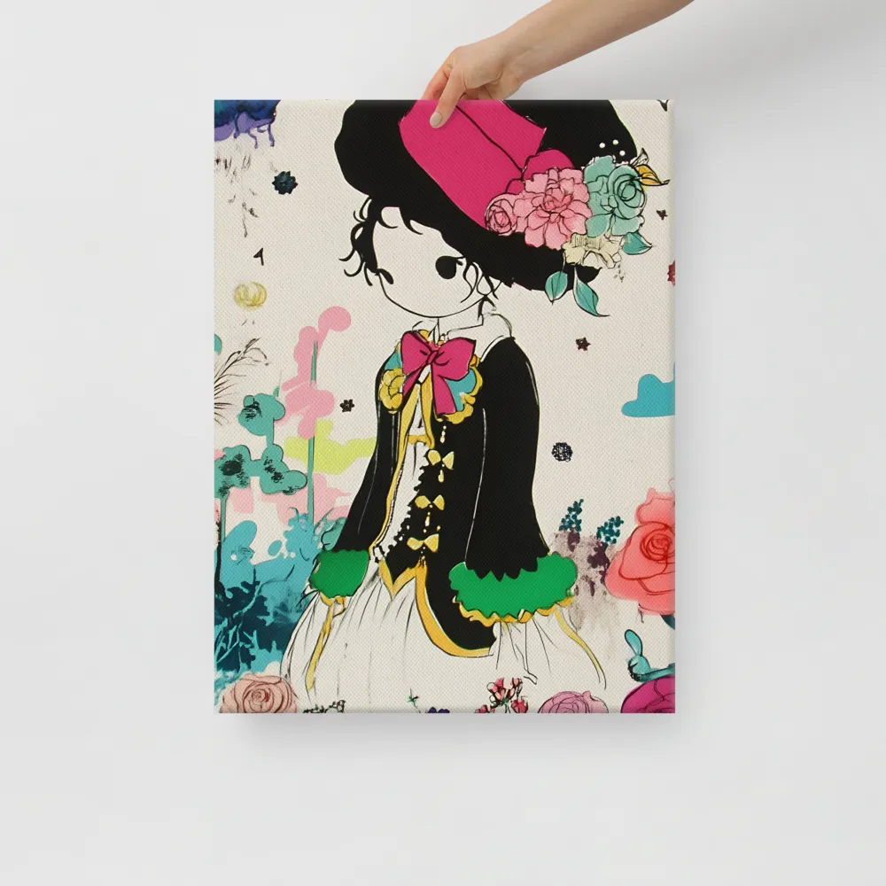 Whimsical Garden Reverie | Canvas | 18″×24″