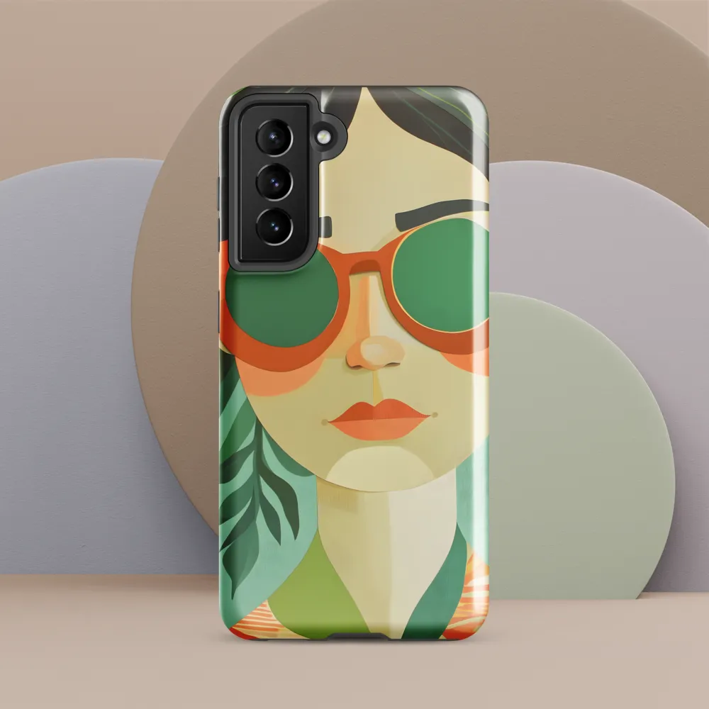 Bold Serenity: A Modern Portrait
