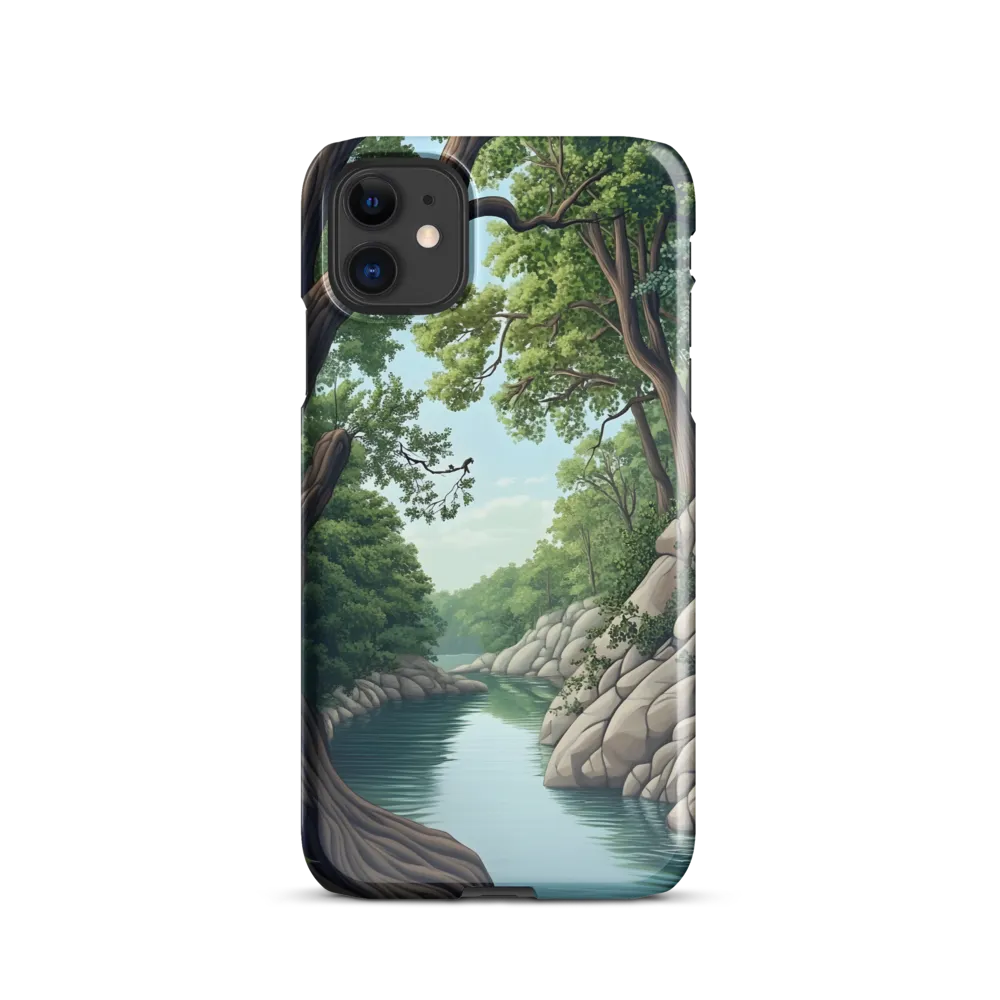 Tranquil Reflections: A Serene River Landscape