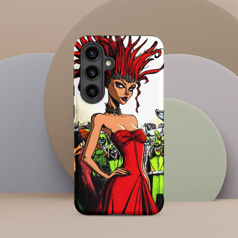 Fiery Elegance: A Fashion Statement