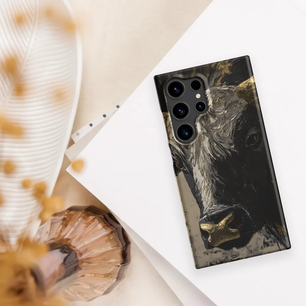 Majestic Bull: The Power in Black and Gold