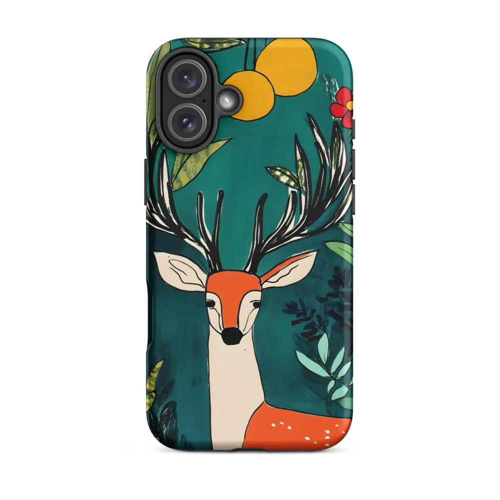 Nature's Embrace: The Majestic Deer | Phone Case |  16 Plus | Tough Case | Matte