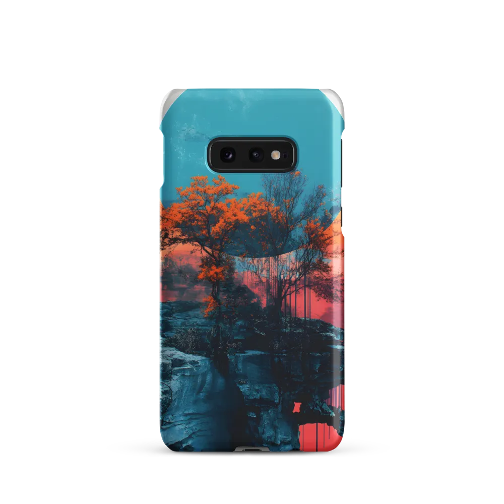 Ethereal Landscapes: A Dance of Color and Form | Phone Case |  S10e | Snap Case | Matte