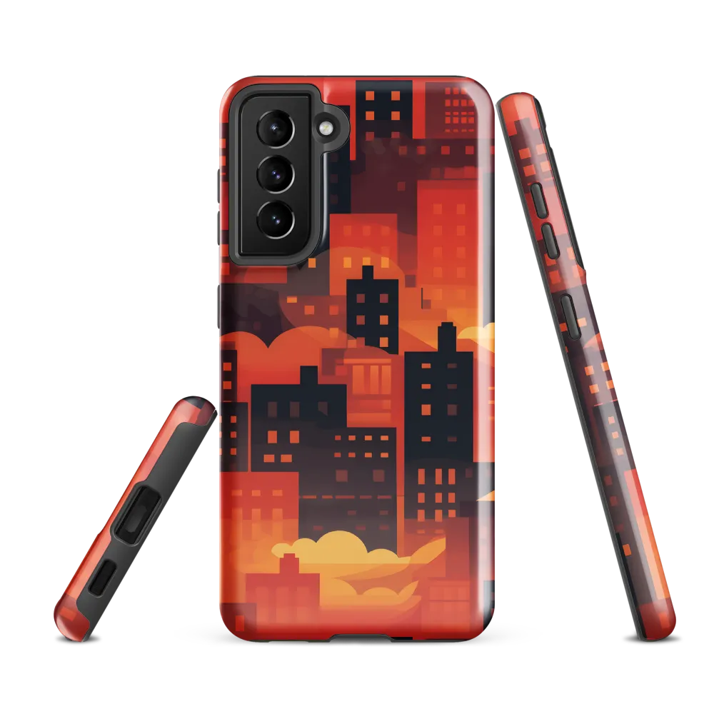 Radiance of the Urban Horizon | Phone Case |  S21 FE | Tough Case | Glossy