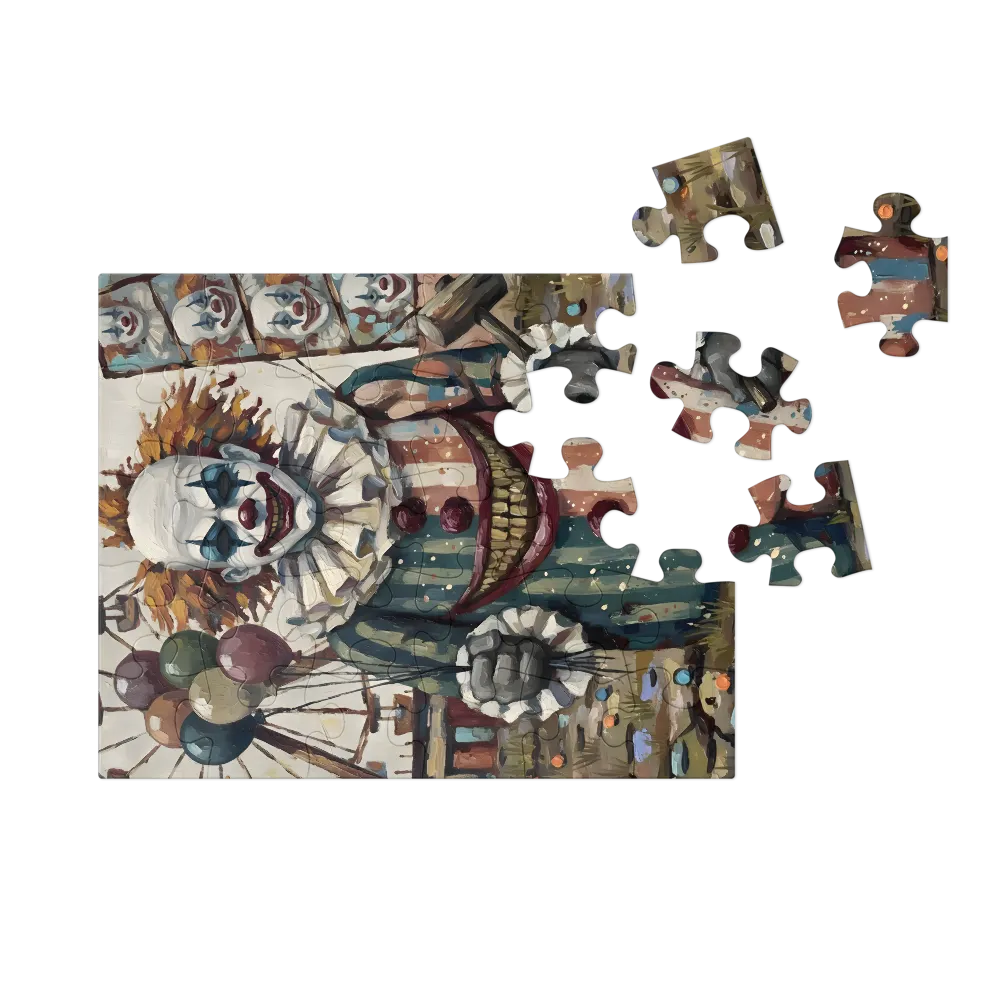 The Carnival Grin 
 Jigsaw Puzzle in Tin Box