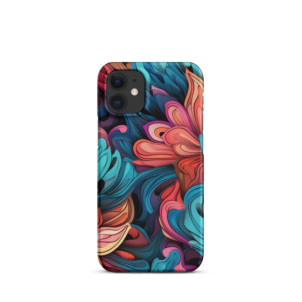 Floral Symphony | Phone Case |  12 Mini | Snap Case | Matte
