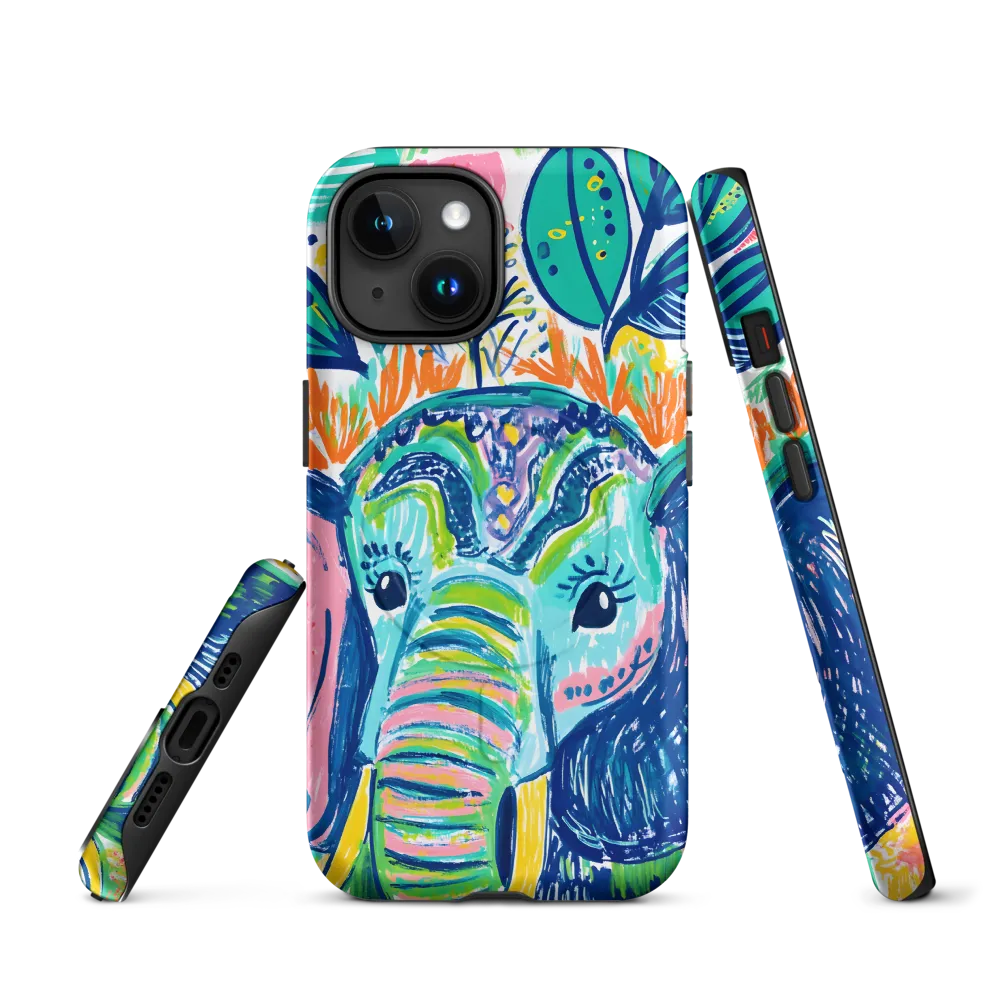 Whimsical Elephant Portrait