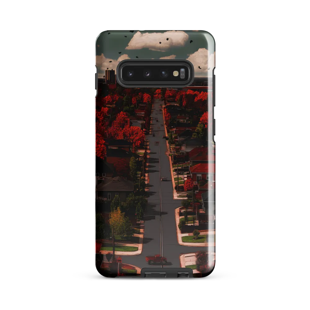 Urban Serenade: A Dusk Reflection | Phone Case |  S10 Plus | Tough Case | Glossy