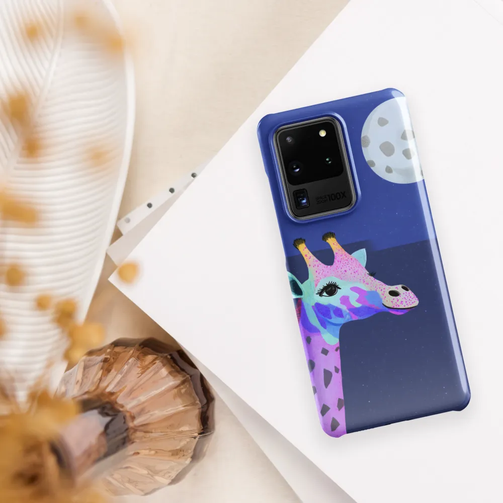 Whimsical Giraffe Under the Stars