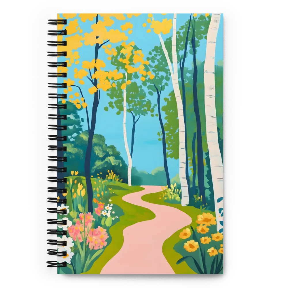 The Winding Path of Nature | Spiral Notebook