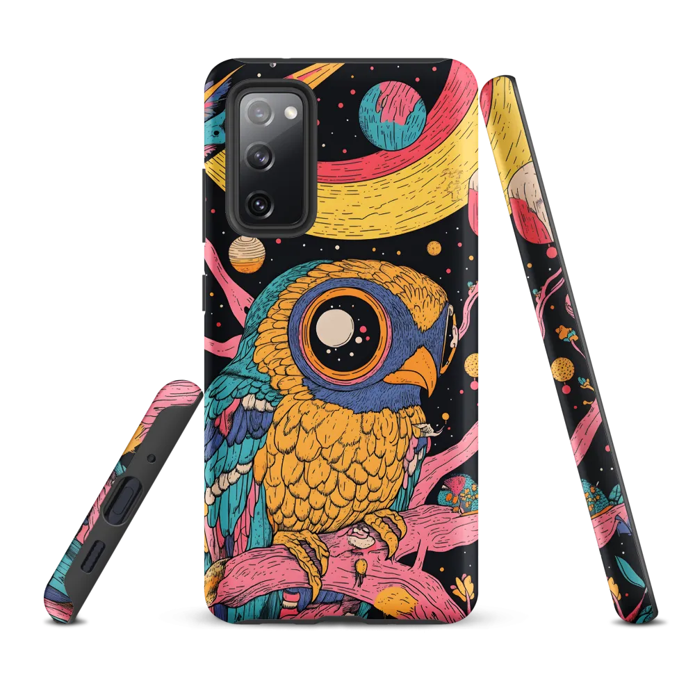 Whimsical Cosmic Owl