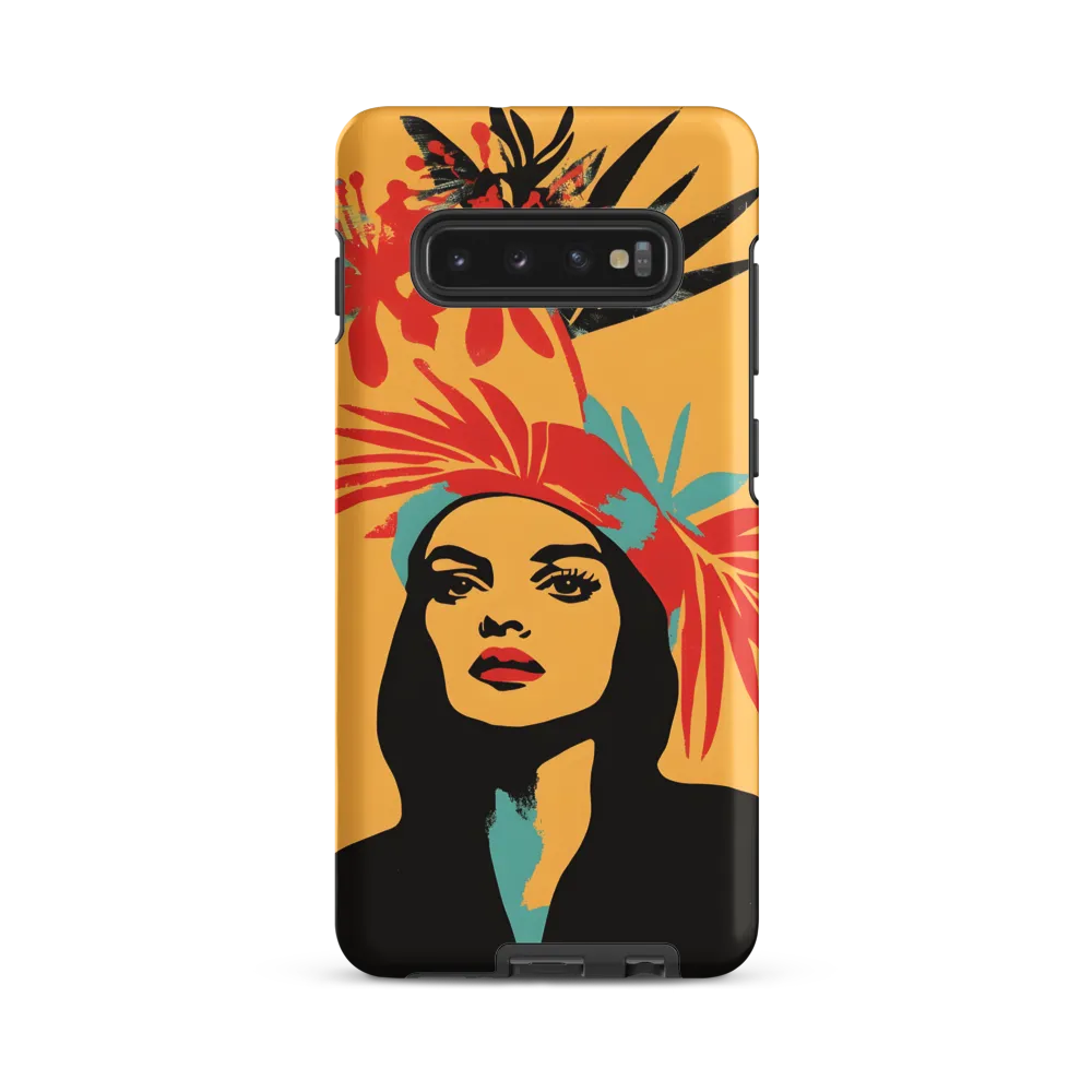 Tropical Elegance | Phone Case |  S10 Plus | Tough Case | Matte