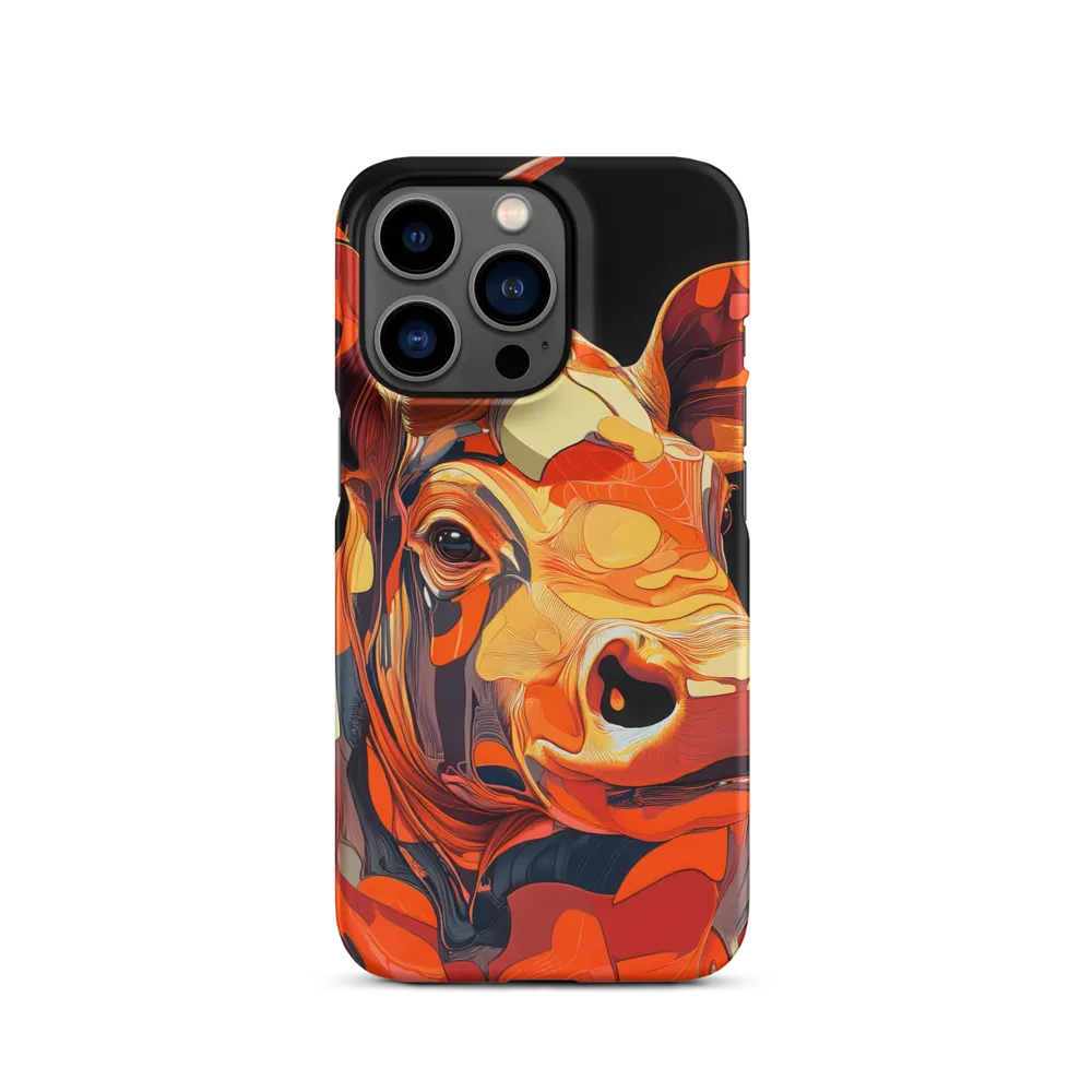 Modern Serenade: The Vibrant Cow