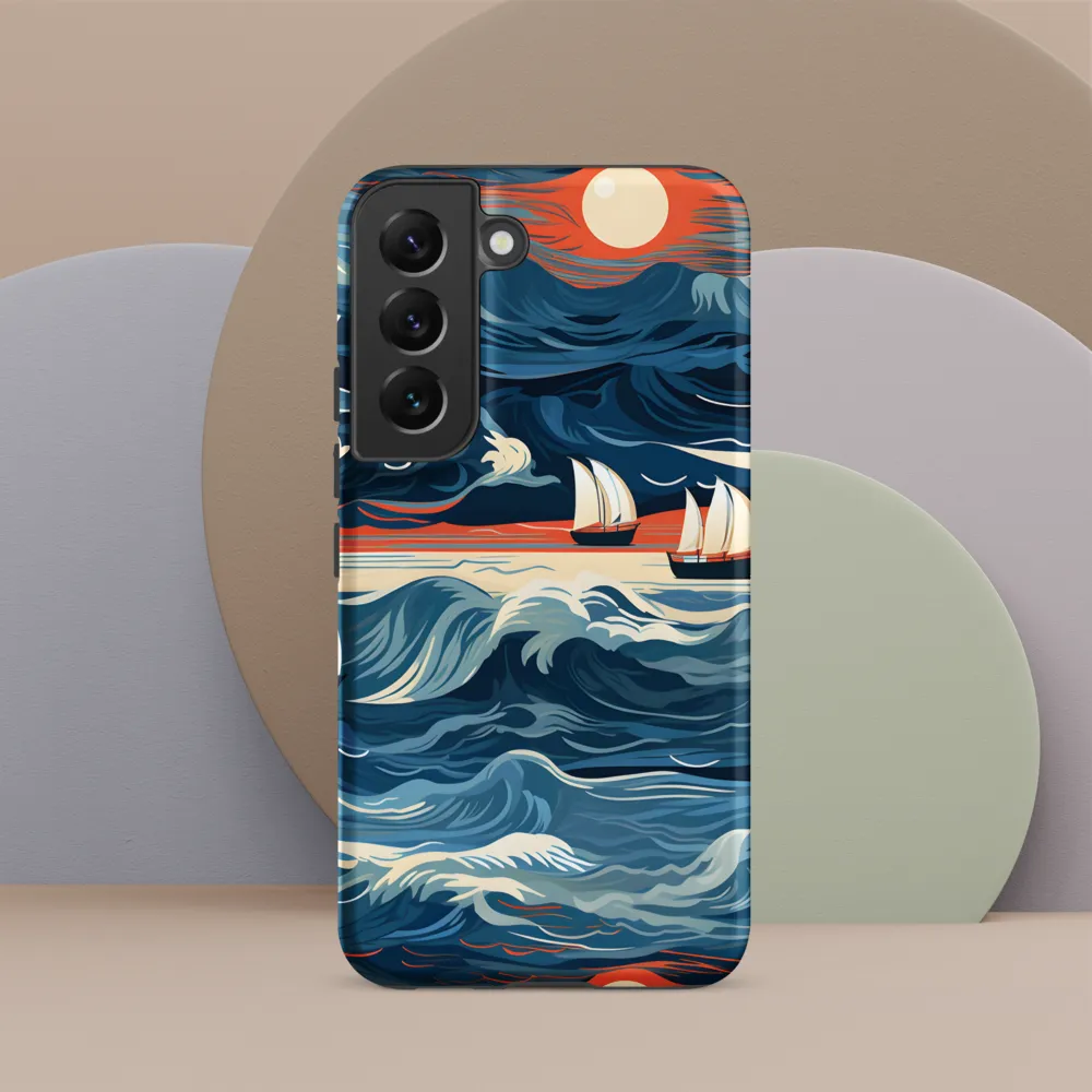 Ocean Whispers: A Voyage at Dusk