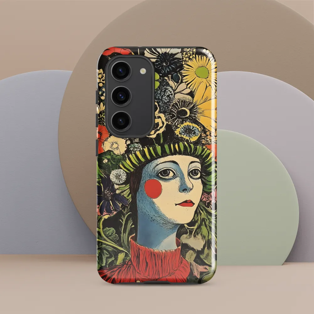 Floral Whimsy: A Portrait of Nature's Embrace