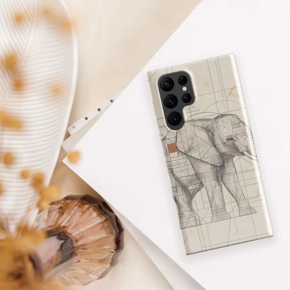 Geometric Elegance: The Steel Elephant