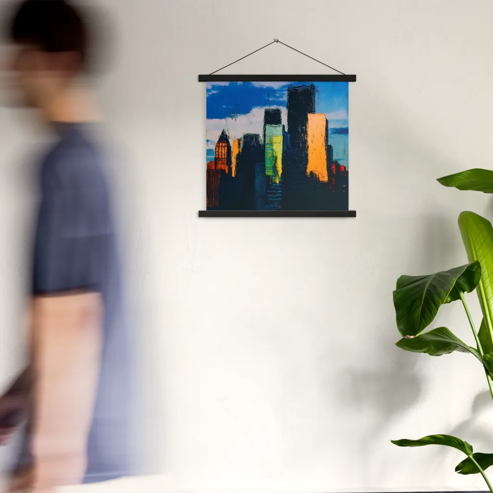 Reflections of Tranquility | Poster With Black Wood Hanger | 18″×18″