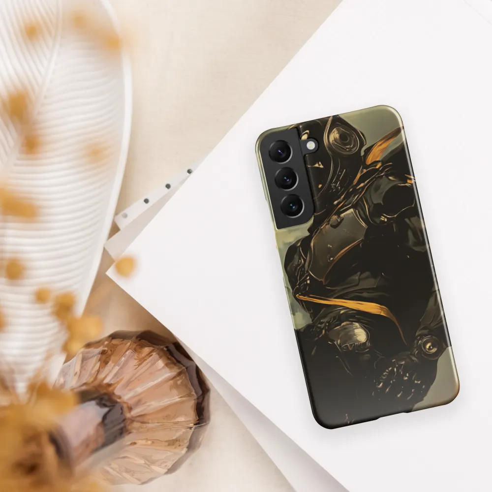 Ethereal Explorer: The Enigmatic Astronaut | Phone Case |  S22 Plus | Snap Case | Glossy