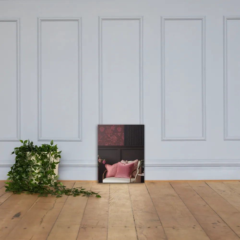 Elegance in Contrast: A Modern Interior Design | Canvas | 16″×20″