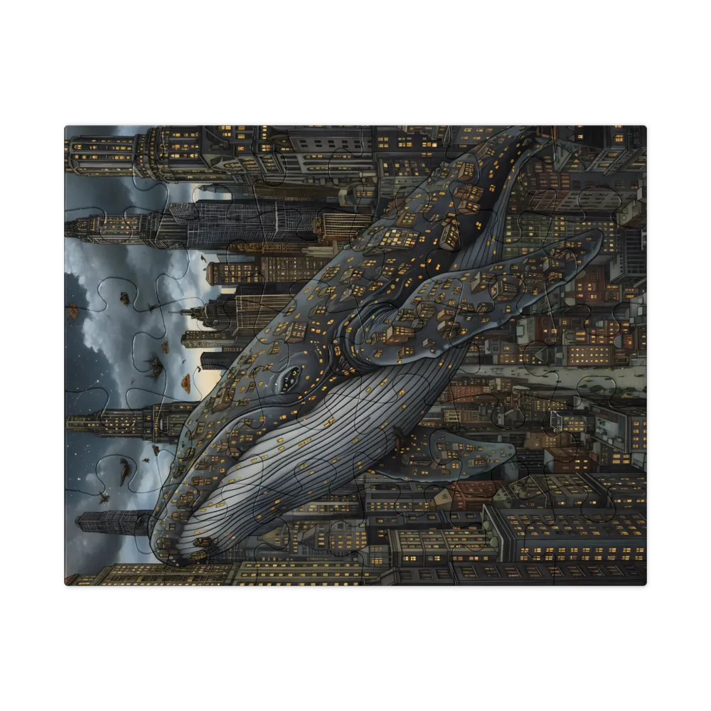 Sky Whale 
 Jigsaw Puzzle in Tin Box