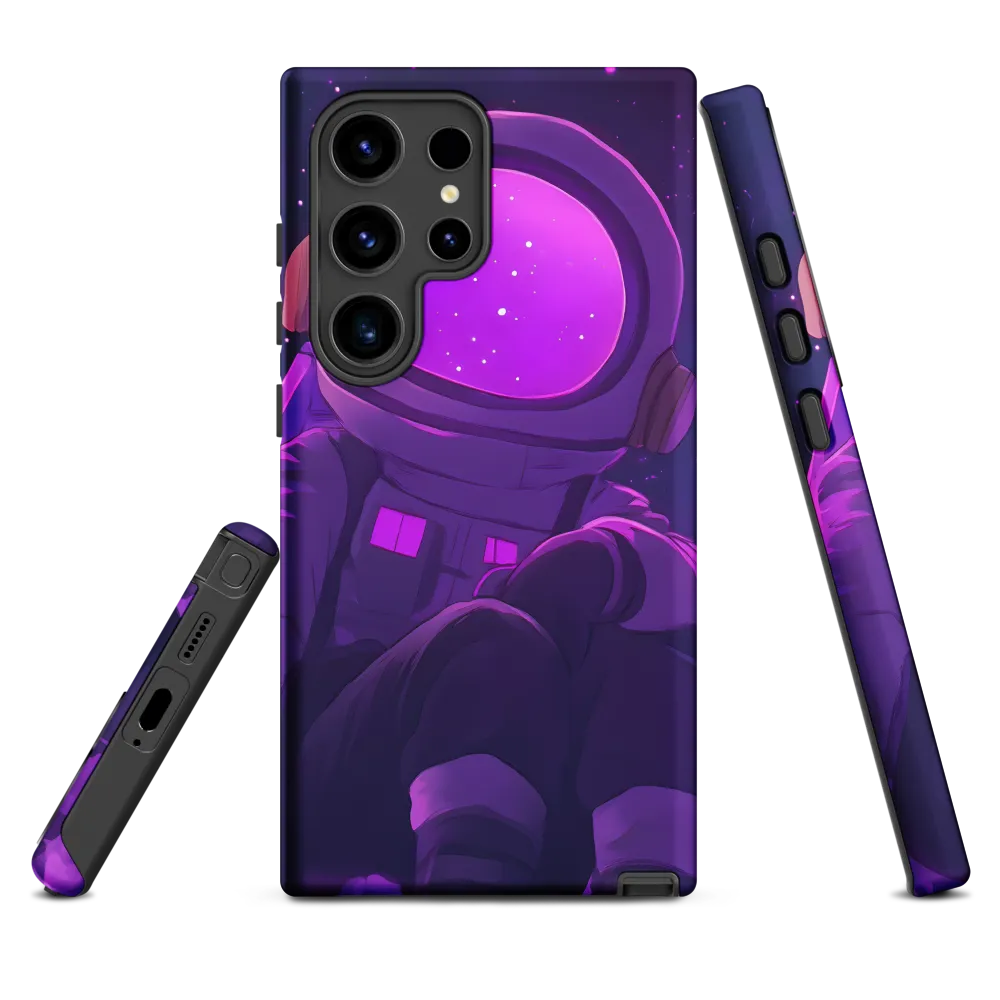 Contemplation in Cosmic Dreams | Phone Case |  S24 Ultra | Tough Case | Matte