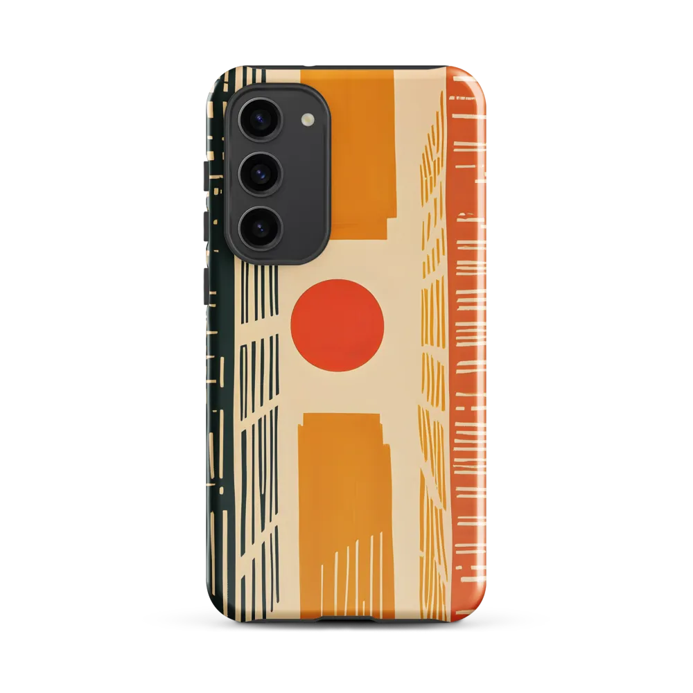 Urban Harmony: A Geometric Sunrise