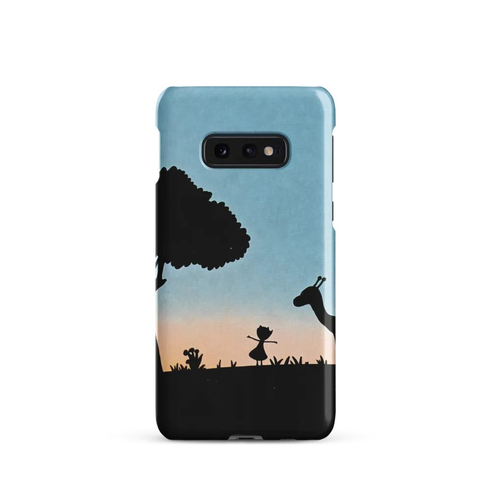 Curiosity in the Silhouette | Phone Case |  S10e | Snap Case | Matte