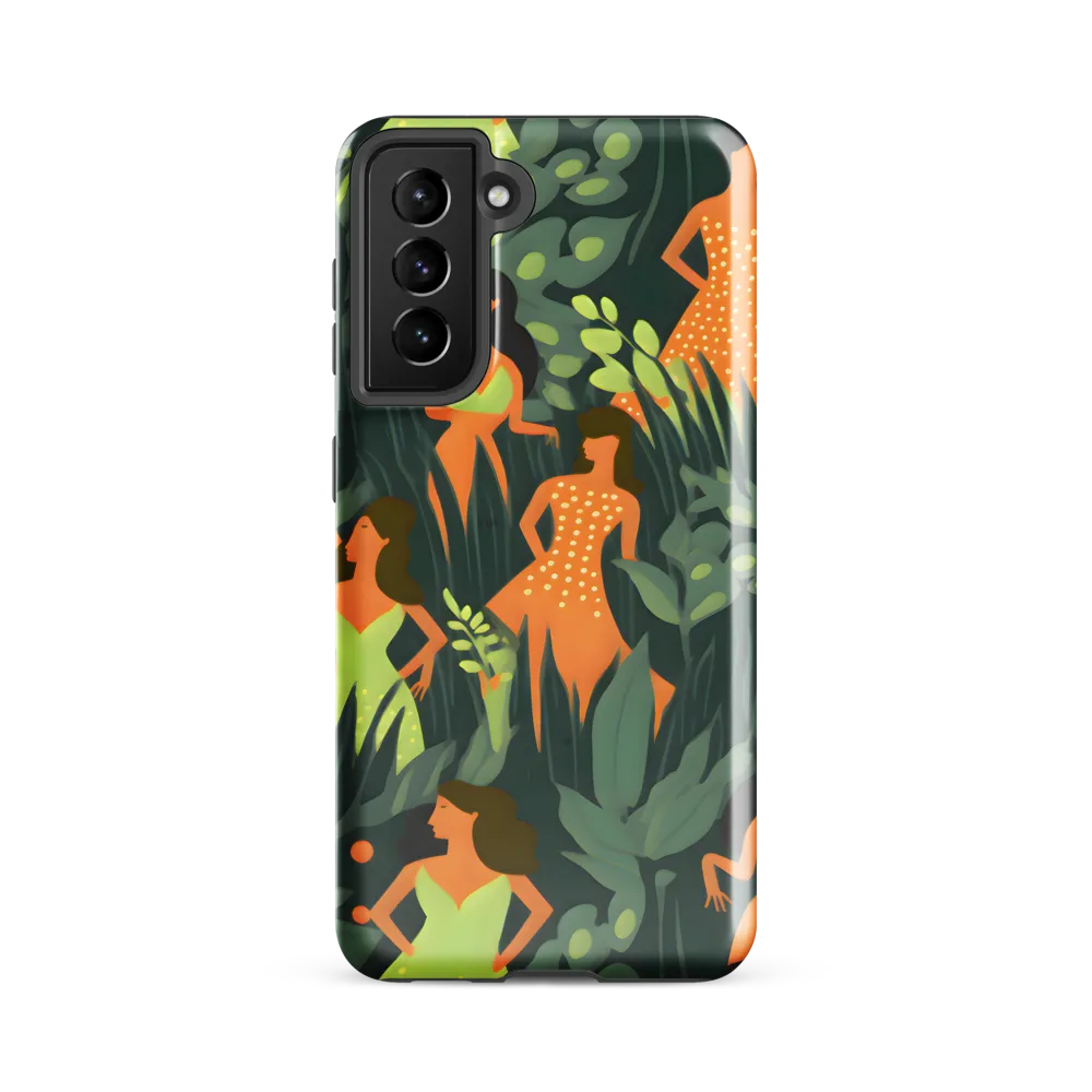 Playful Harmony in Patterns | Phone Case |  S21 FE | Tough Case | Glossy