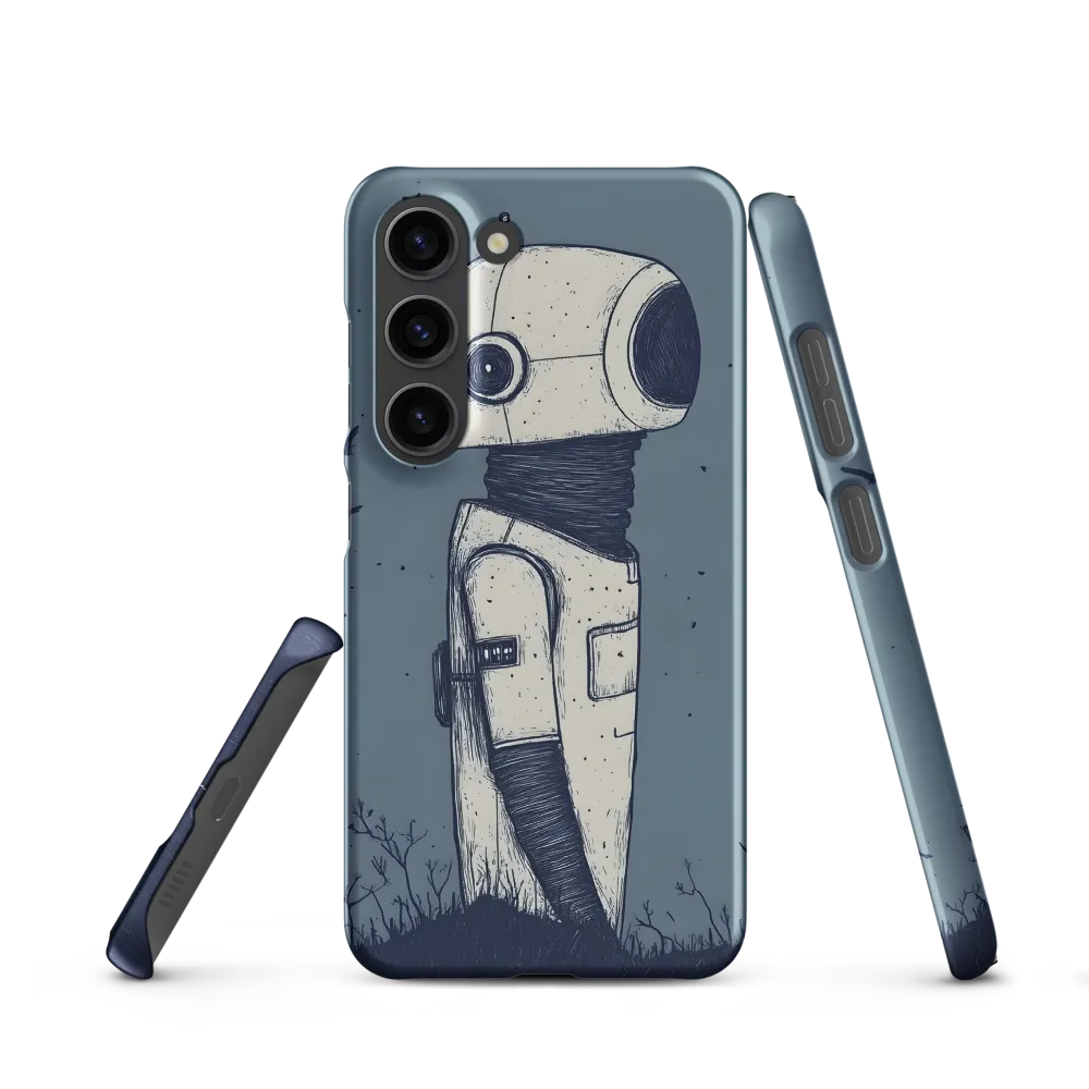 Contemplative Robot in a Barren Landscape