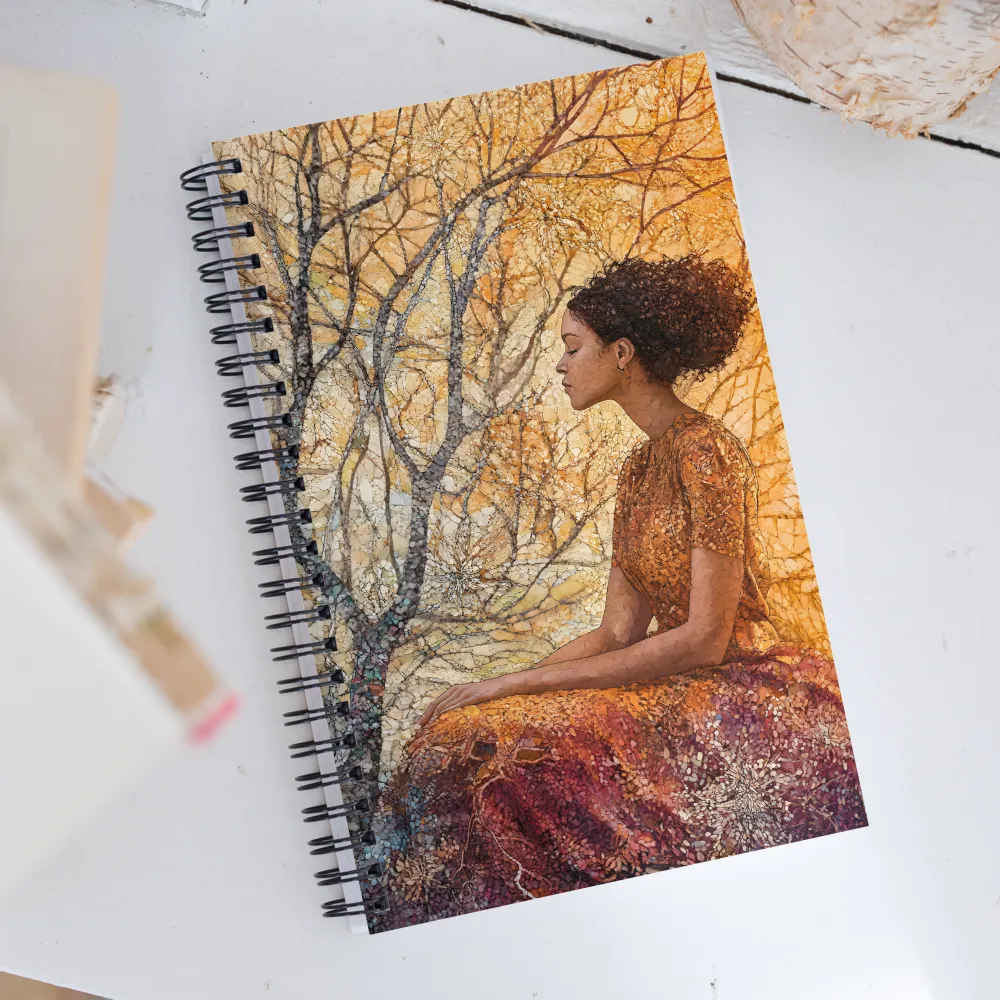 Whispers of Autumn | Spiral Notebook