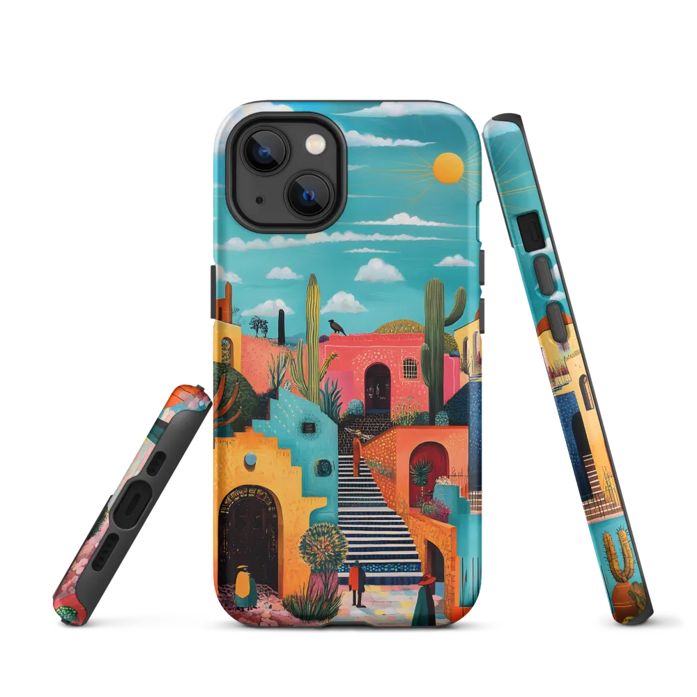 Colorful Architectural Harmony | Phone Case |  13 | Tough Case | Matte