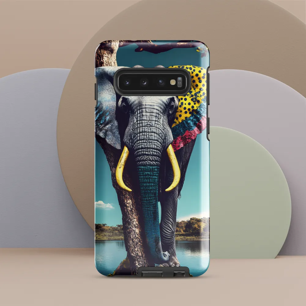Playful Elegance: The Surreal Elephant